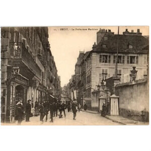 Brest. - LA Prefecture Maritime Postcard